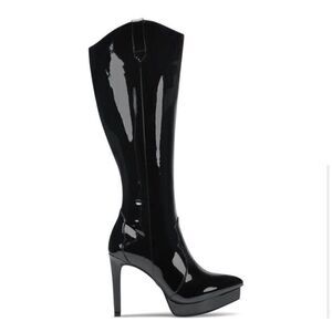 THALIA SODI TRIXI WOMENS DRESSY PLATFORM KNEE-HIGH BOOTS 6.5